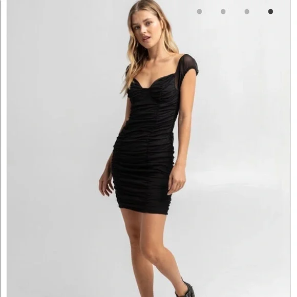 nwt Bustier cinched mini dress - Picture 1 of 5